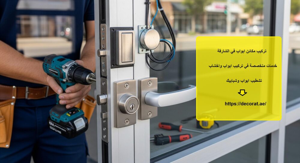 تركيب مكائن ابواب في الشارقة